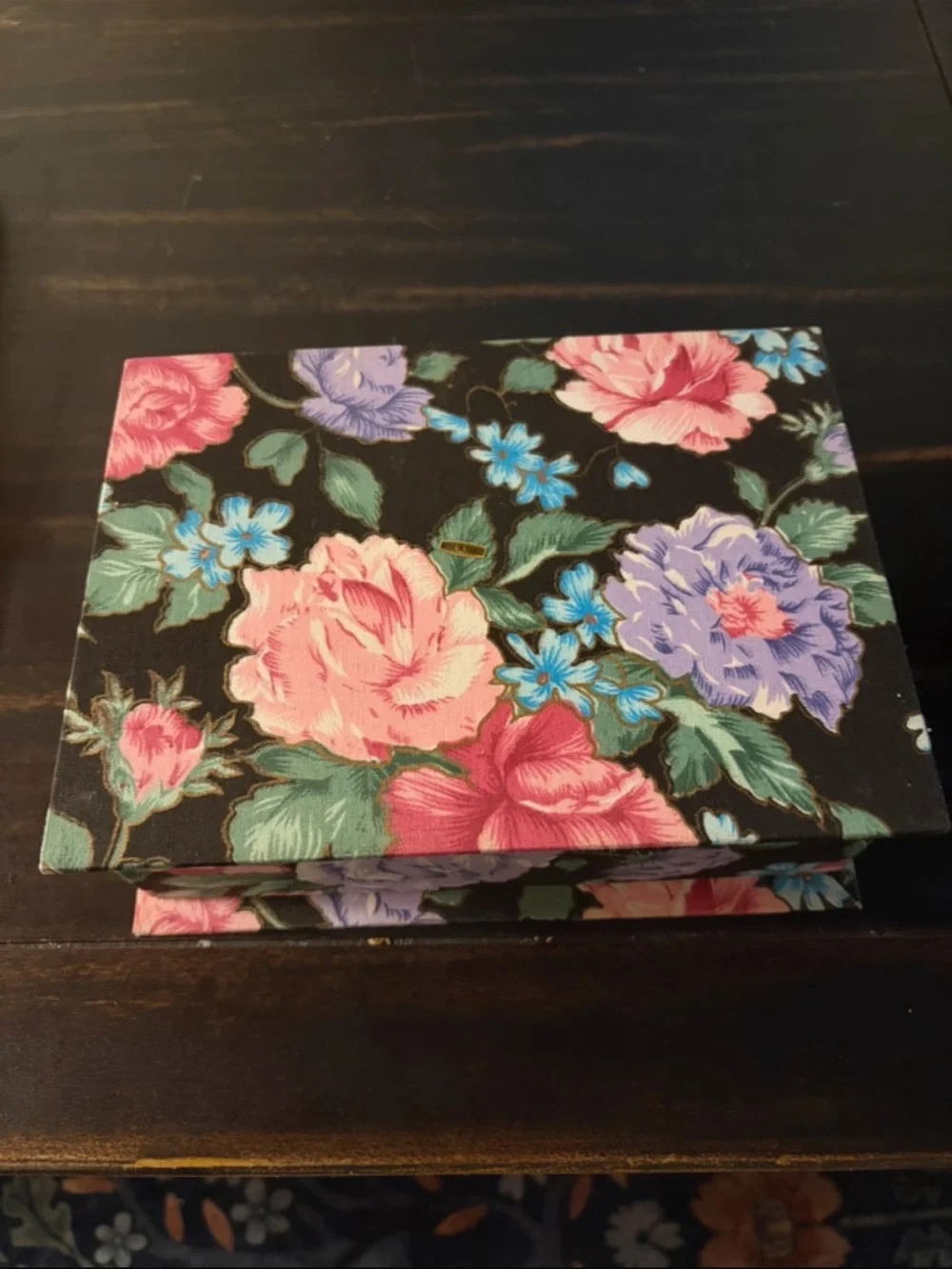 Vintage Floral Jewelry Box